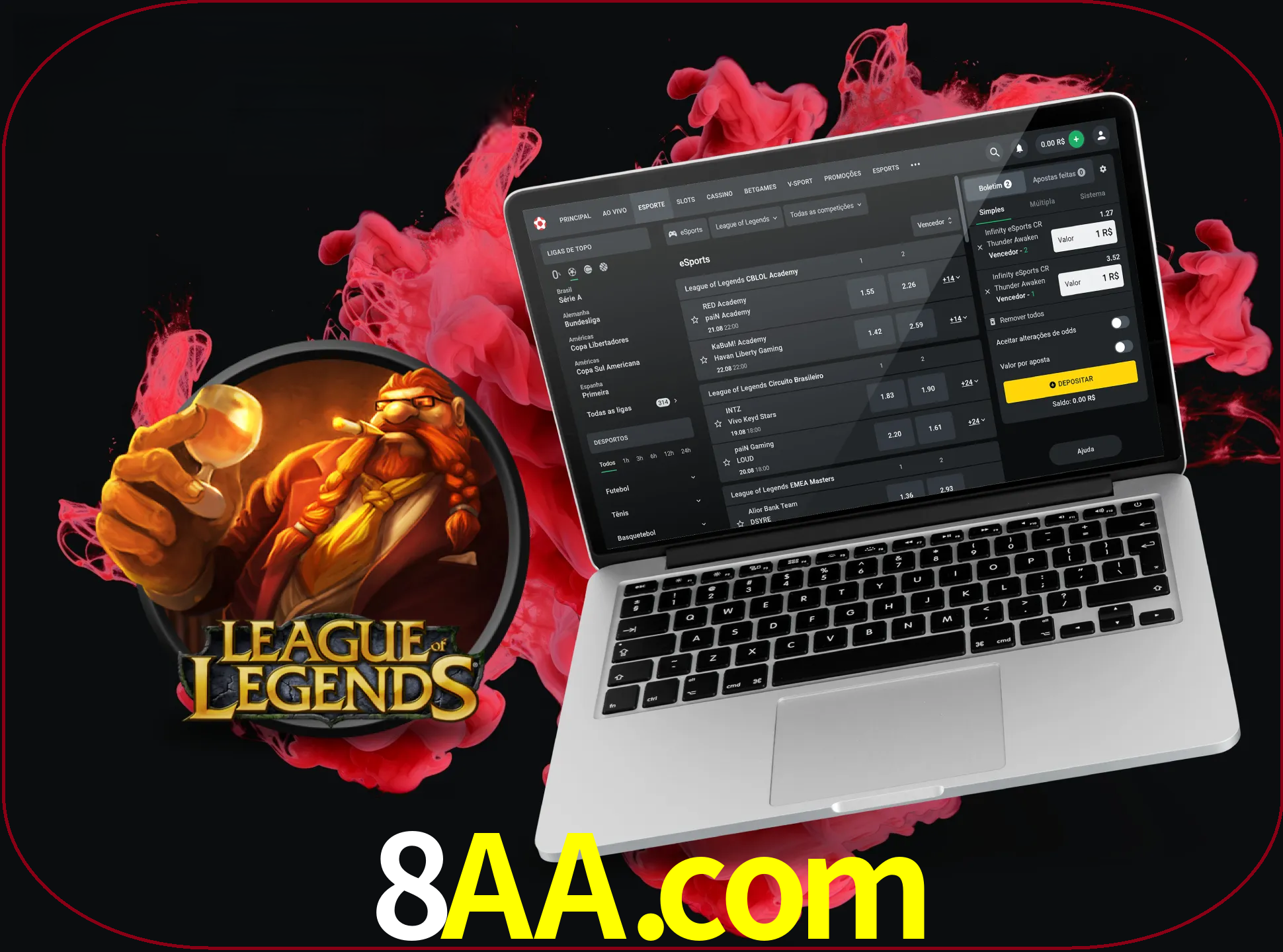 Se é um fã deste jogo, muitos torneios fantásticos que o vão surpreender estão disponíveis no 8aa.